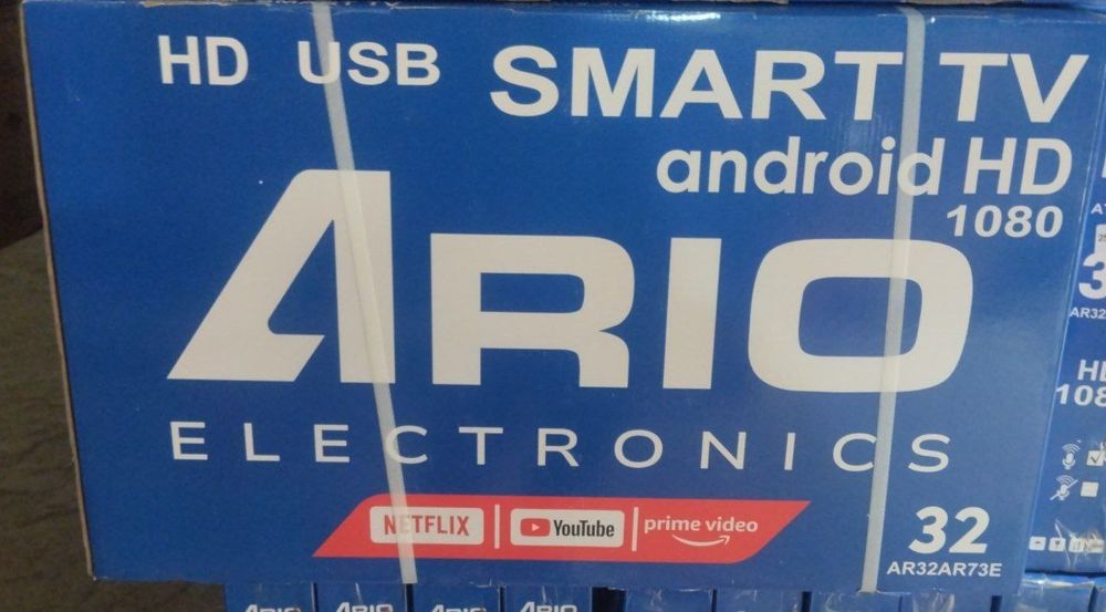 32,43 телевизор смарт андроид Ario от диллера