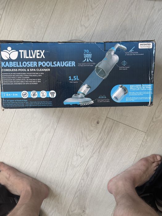 Aspirator Tillvex pentru piscina si spa ,fara fir