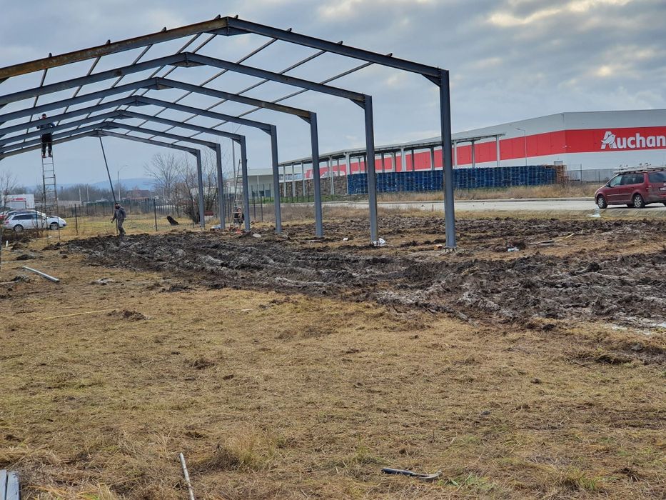 Vând hale metalice din Europrofile sau țeavă rectangulară la alegerea