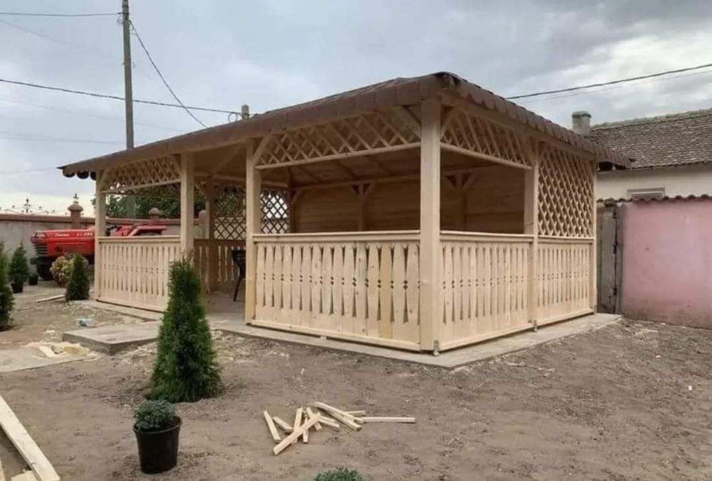 Foisoare pe structura de lemn