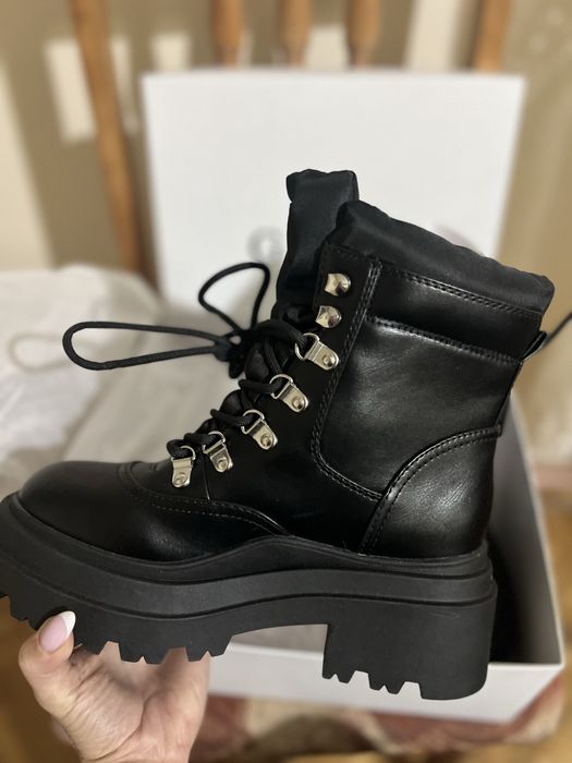 НАМАЛЕНИ Чисто нови дамски боти от естествена кожа Guess Vaney