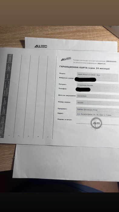iPhone 13 с гаранция