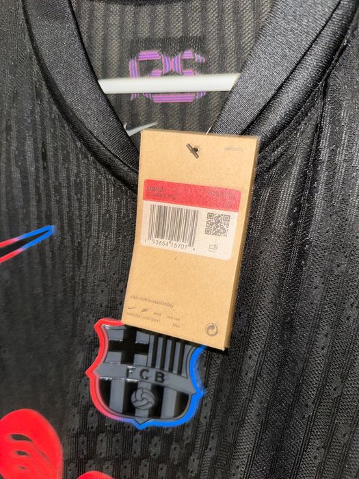 Barcelona 2024-2025 черна тениска