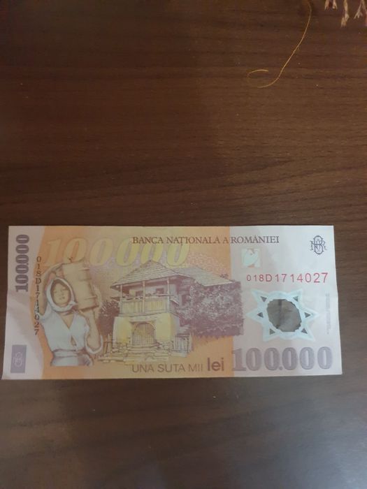 Bancnota 100.000 lei 1838-1907 serie 018D1714027
