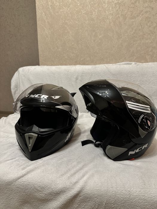 2 почти новых Мотошлема NCR