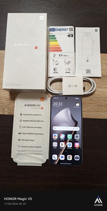 Xiaomi 15T -256 GB / 12 GB RAM Leica / că Nou în cutie