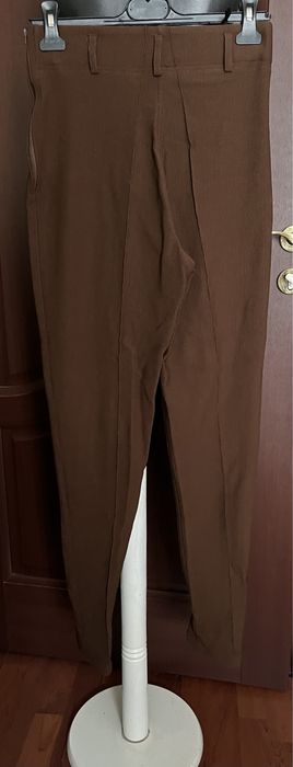 Pantaloni leggings vintage cu talie inalta