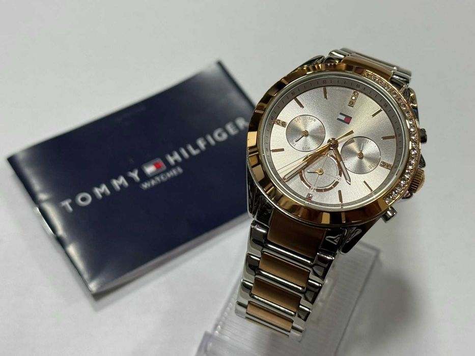 Дамски часовник Tommy Hilfiger KENNEDY, двуцветен, Rose Gold, Сребрист