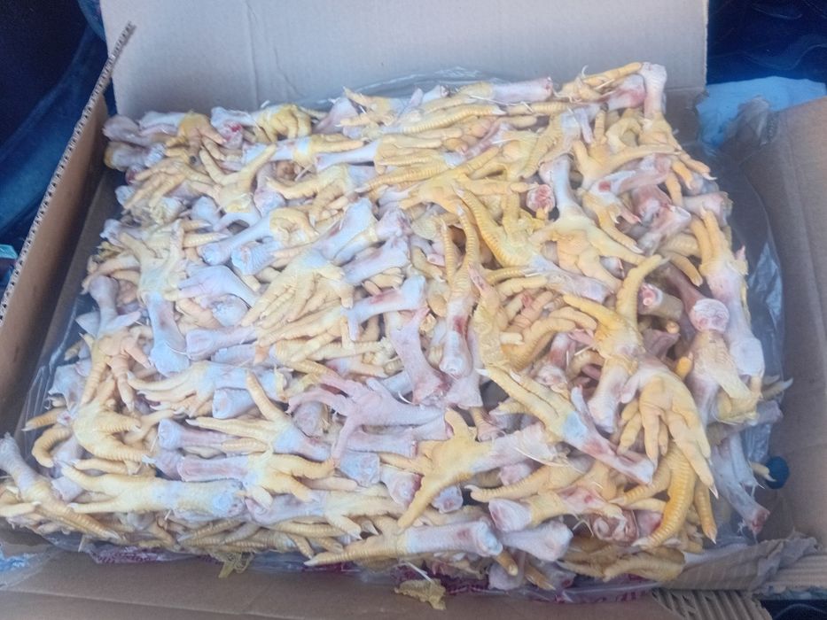 Куриные лапки  головы