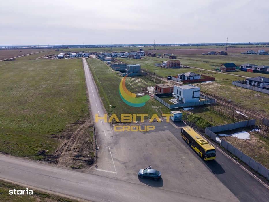 Teren 496 mp, utilitati, statie STV, rate cu avans 30%