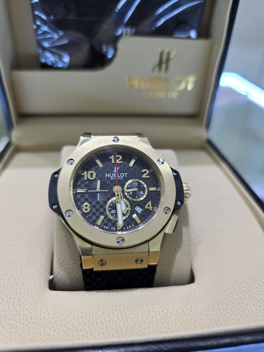 Продам золотые часы Хублот для спортивных и брутальных мужчин.