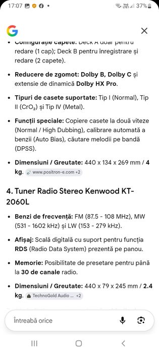 Linie audio Kenwood