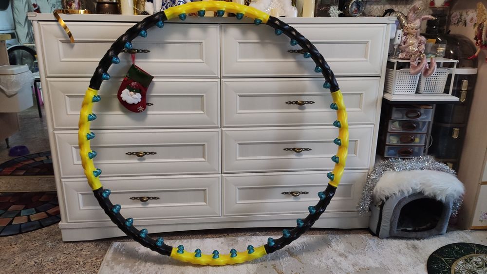 Обруч массажный пластмассовый