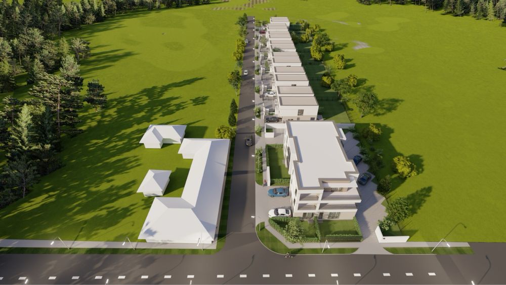 Casa individuala tip duplex fara pereti comuni pe Str.Strugurilor