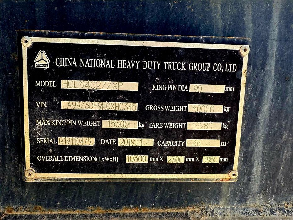 Megavan прицеп  50 тн