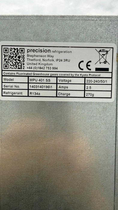 Dulap frigorific profesional Precision MPU 401 SS – inox