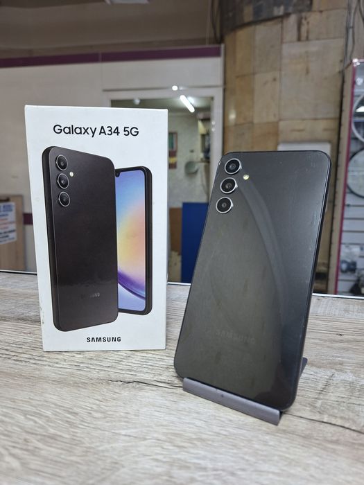 Samsung A 34 5g joyi 128gb rangi qora