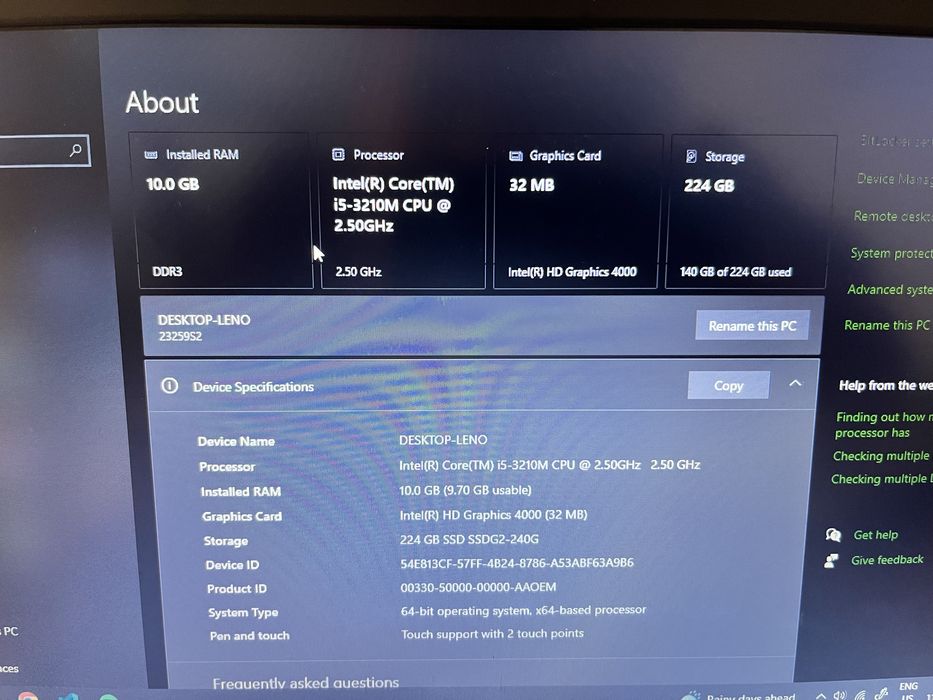 Laptop LENOVO Thinkpad X230