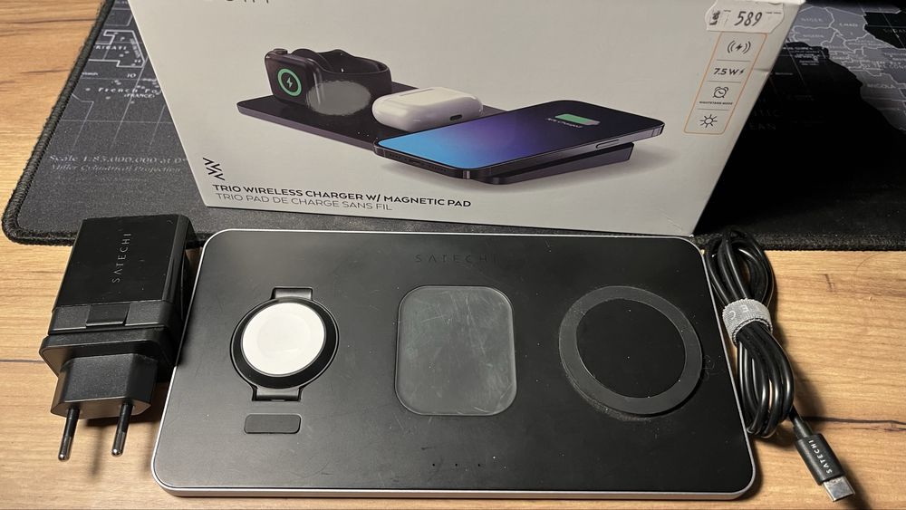Incarcator  Trio Wireless Charger Satechi