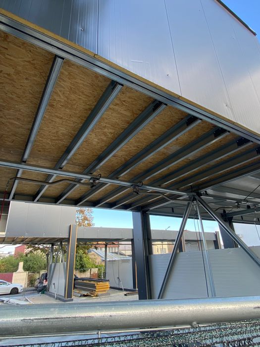 Construim hale, case si spatii comerciale, structuri metalice la cheie