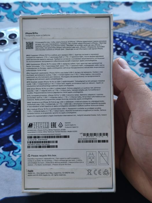 Iphone 16 pro 512gb 100%
