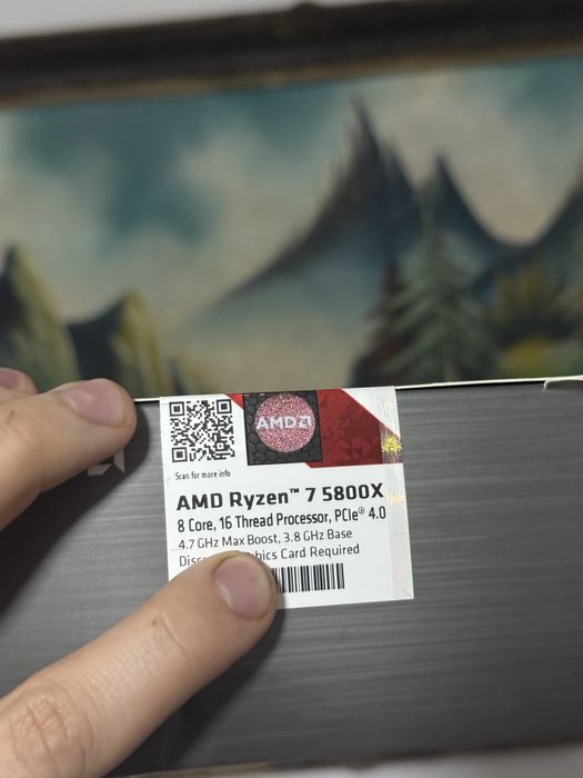 AMD Ryzen 7 5800X 8-Core 3.8GHz AM4 Box