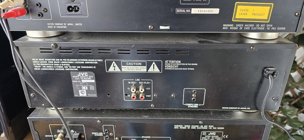 JVC  Ресивър RX- 230RBK , дек TD-W254BK , CD XL-V120BK
