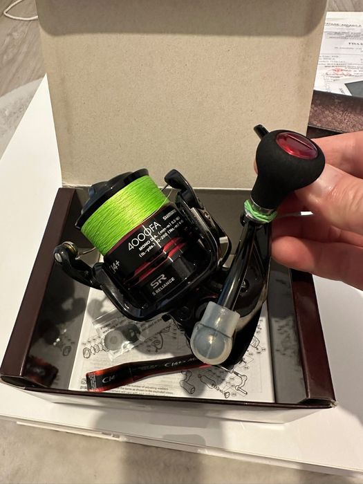 Mulinetă Shimano Stradic CI4+ 4000 FA – Ca nouă (Folosită o singură dată)