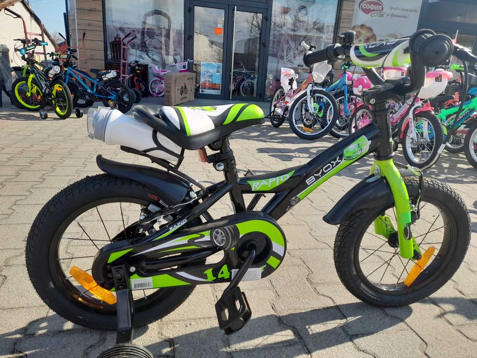 BYOX Велосипед 14" RAPID зелен