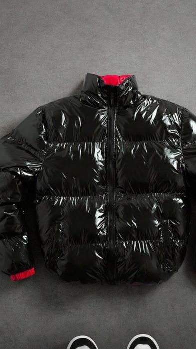 Черно,мъжко яке от латекс