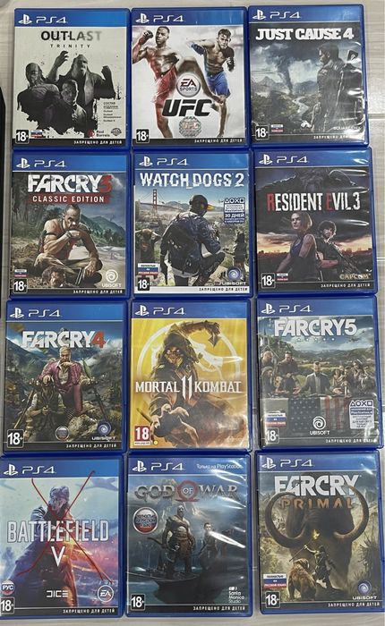 Игры на playstation 4 ( лицензионные )