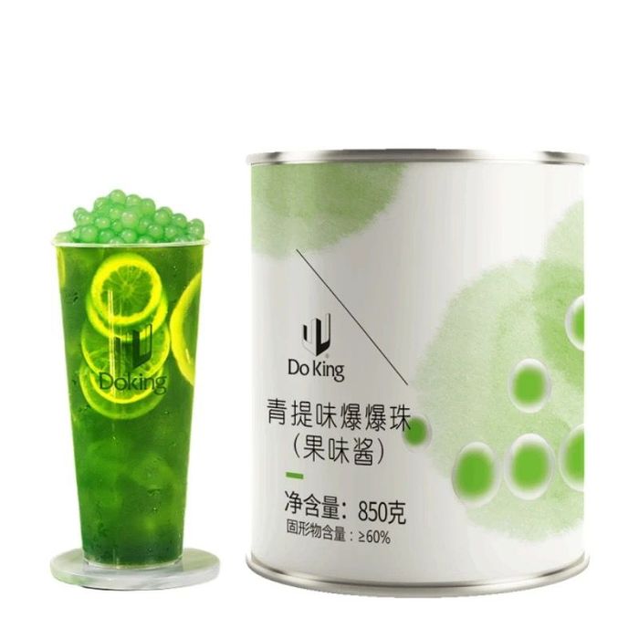 Жемчужины Саго со вкусом зеленого винограда Doking 0,85кг.