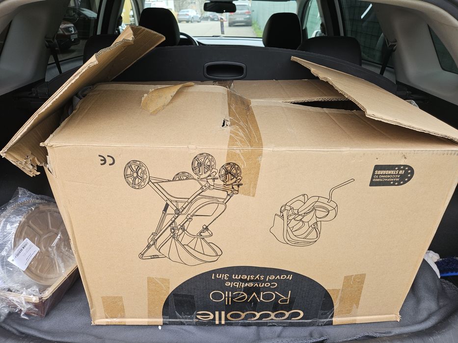 Carucior 3 in 1 Coccolle Grey