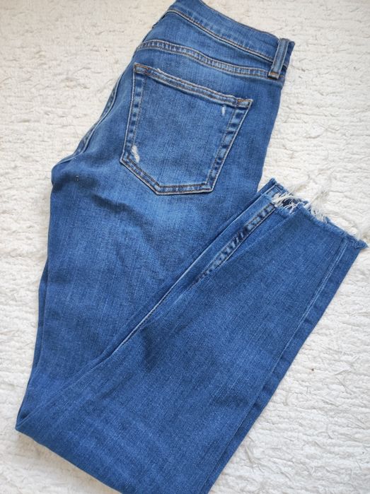 Дънки zara с перлички