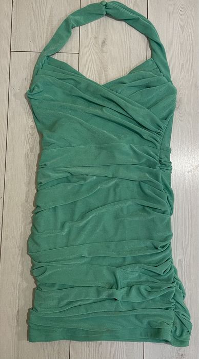 Reina store Рокля синьо-зелено