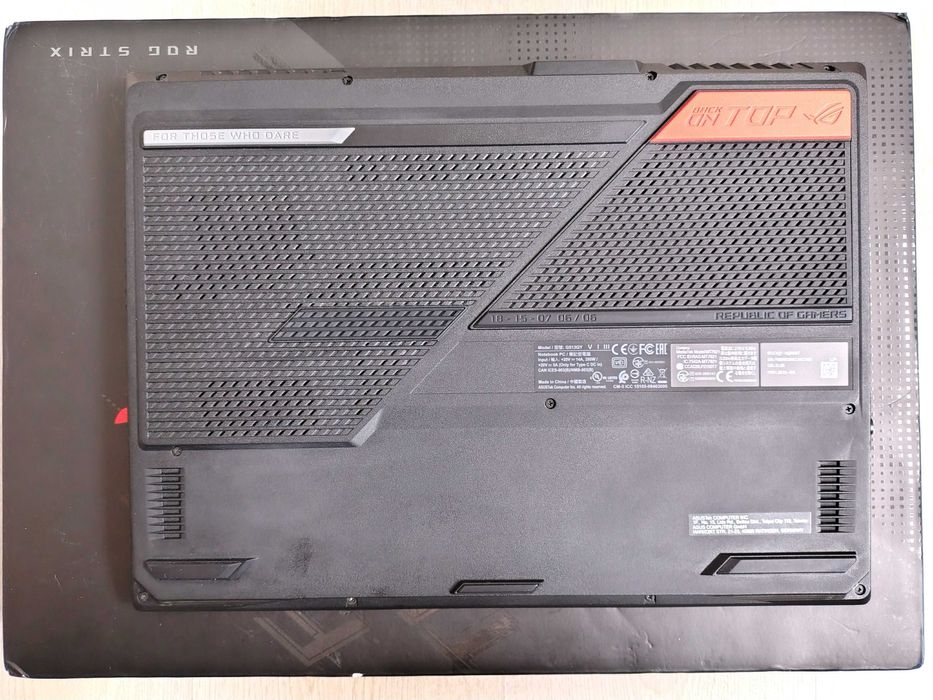 Asus Rog Strix G15 Gaming, Ryzen 9, Radeon 12GB, 32 GB DDR4, 2 Tb SSD
