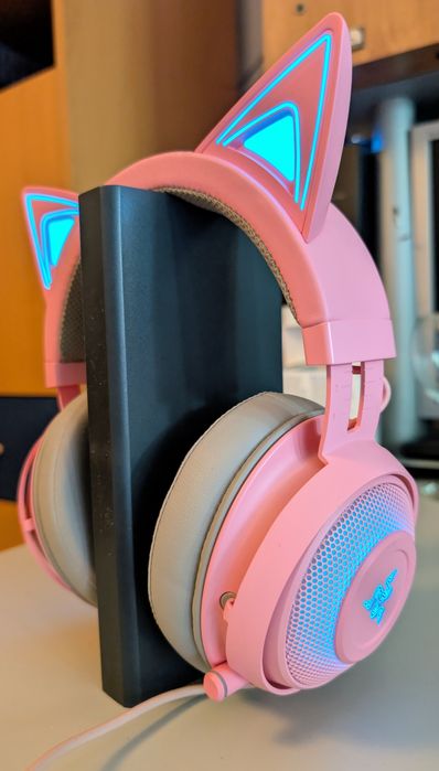 Casti  Razer Kraken Kitty Edition RGB Usb C 7.1 THX
