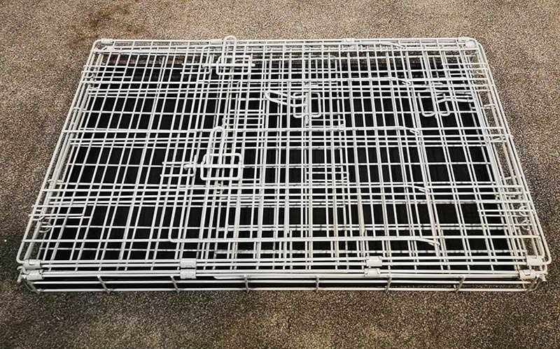 метална сгъваема клетка за куче 77x49x63см за транспорт и стационар