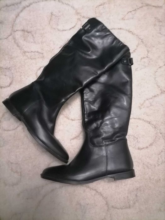 Зимни ботушиот естествена кожа