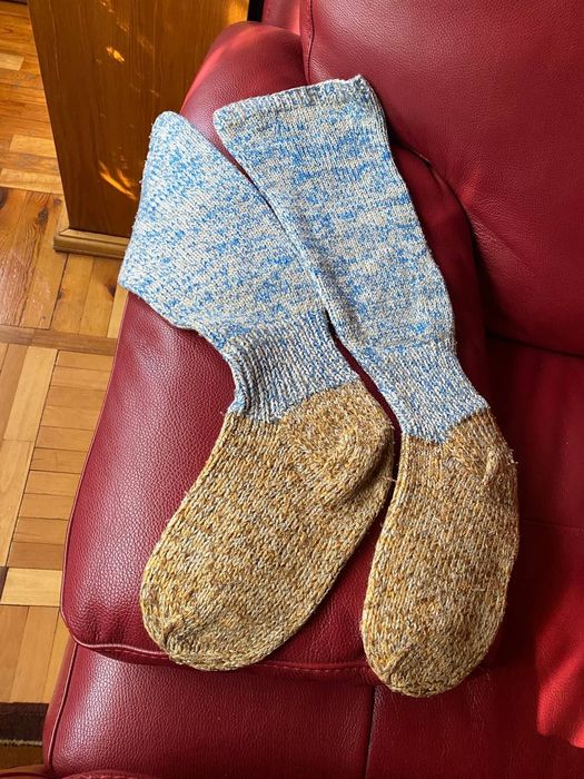 Носки шерстяные, горные. Высокие голенище.