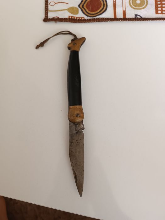 Стар джобен нож дамско краче.