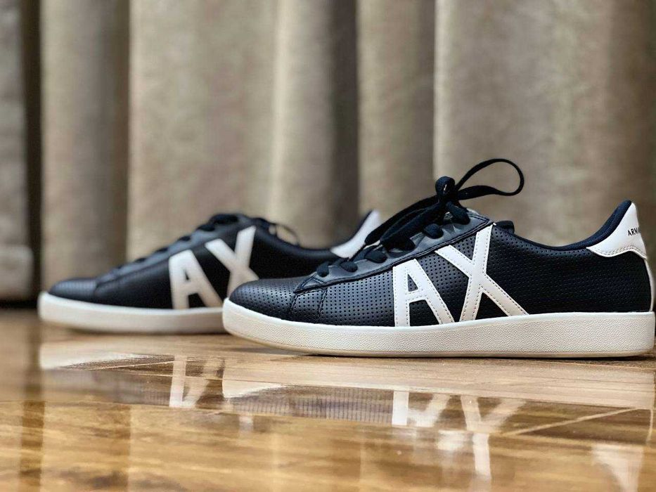 Armani Exchange мужские кожаные кроссовки РАЗМЕР 44