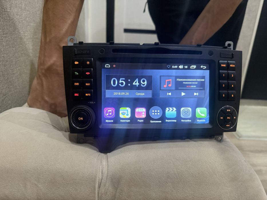 * Android магнитола на Mercedes очень хорошего качества
