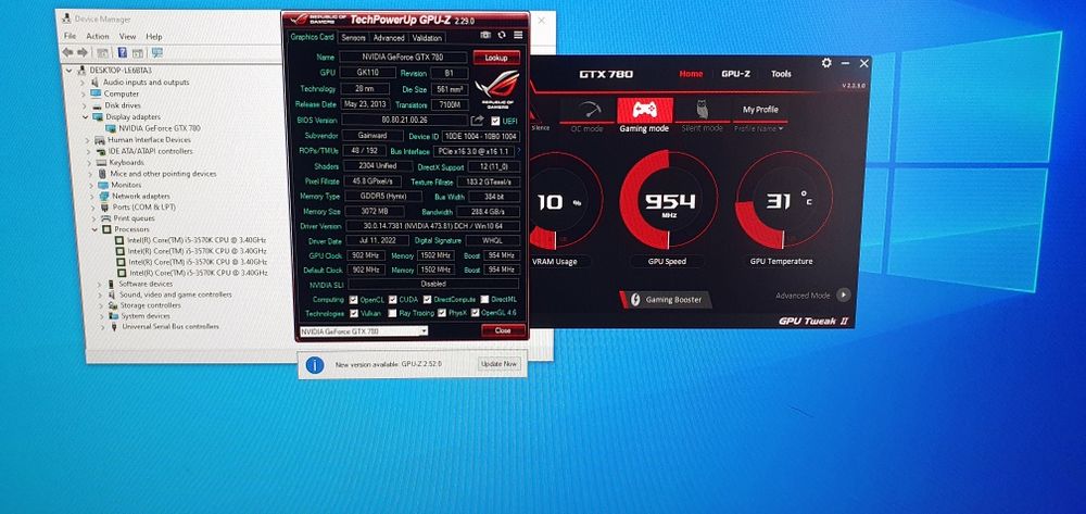 Placa video Gainward GTX 780 Phantom 3GB GDDR5 384-bit la 230 ron