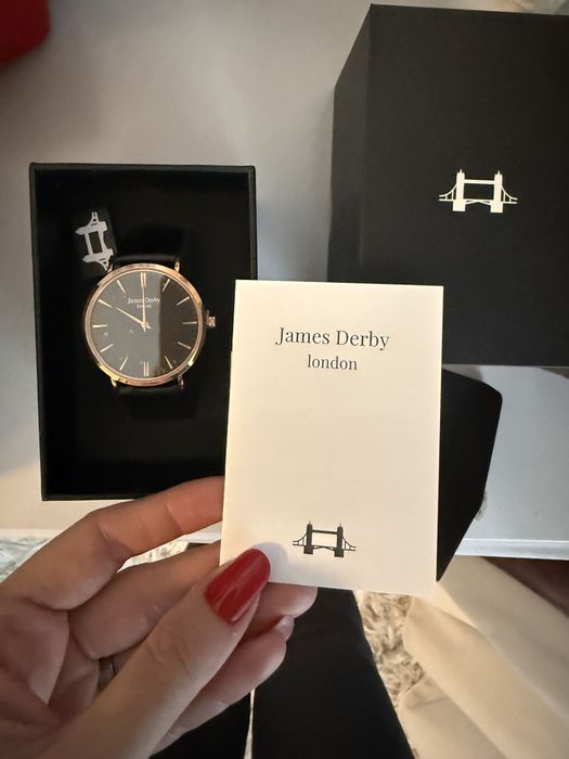 Ceas barbati James Derby rose gold