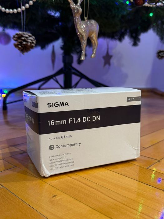 Sigma 16mm F1.4 DC DN Contemporary Obiectiv Foto Mirrorless Montura RF