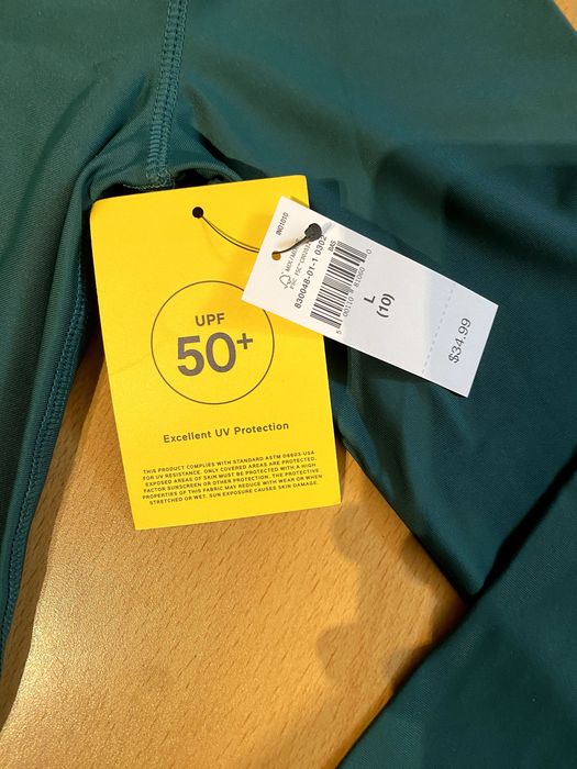 Бански, блуза за плаж, предпазна блуза за слънце GAP, 10 г.