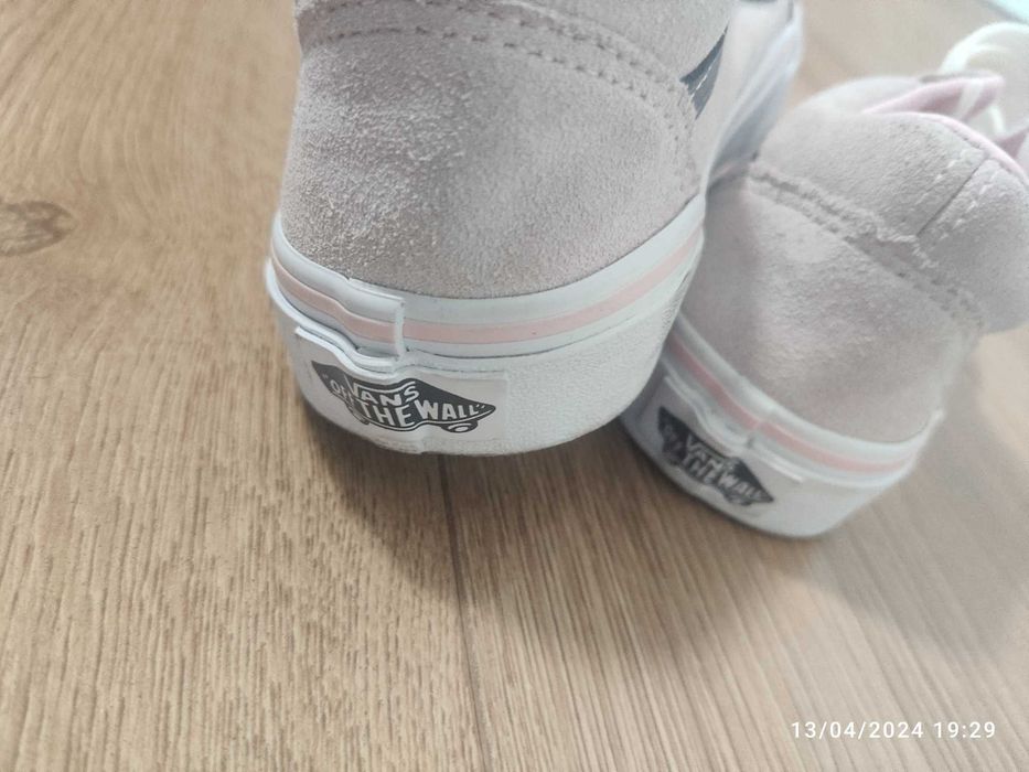 Кецове VANS без връзки розови