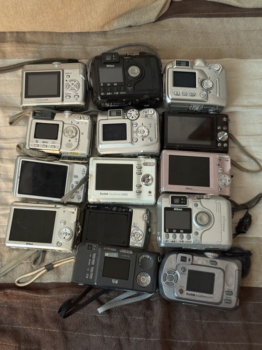 Lot colectie camere camera digitala foto video digital sony samsung