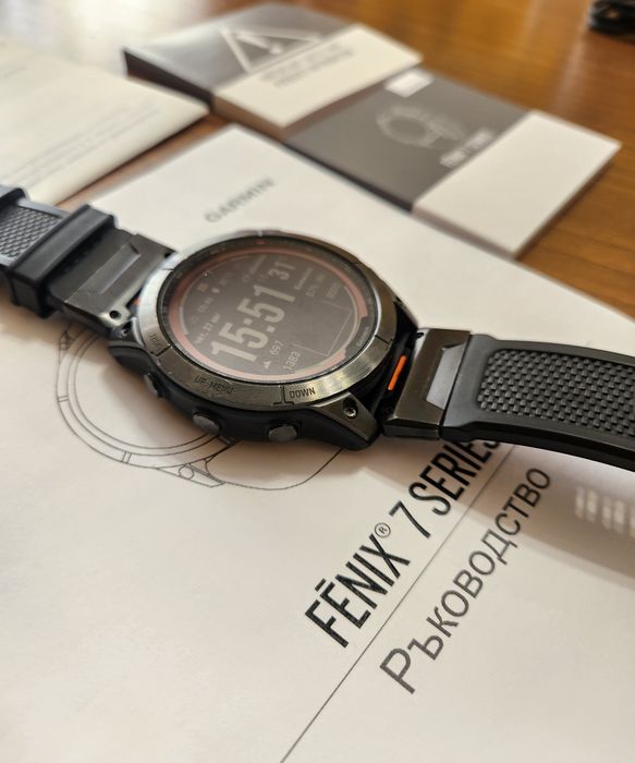 Garmin Fenix 7X Sapphire Solar DLC Titanium 51mm